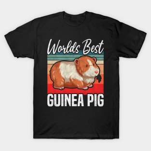 Worlds Best Guinea Pig, Rodents Lover and owner T-Shirt